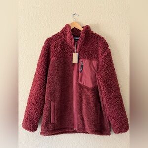 NWT Patagonia Women’s Retro-X Coat in Sequoia Red, Sz LG
